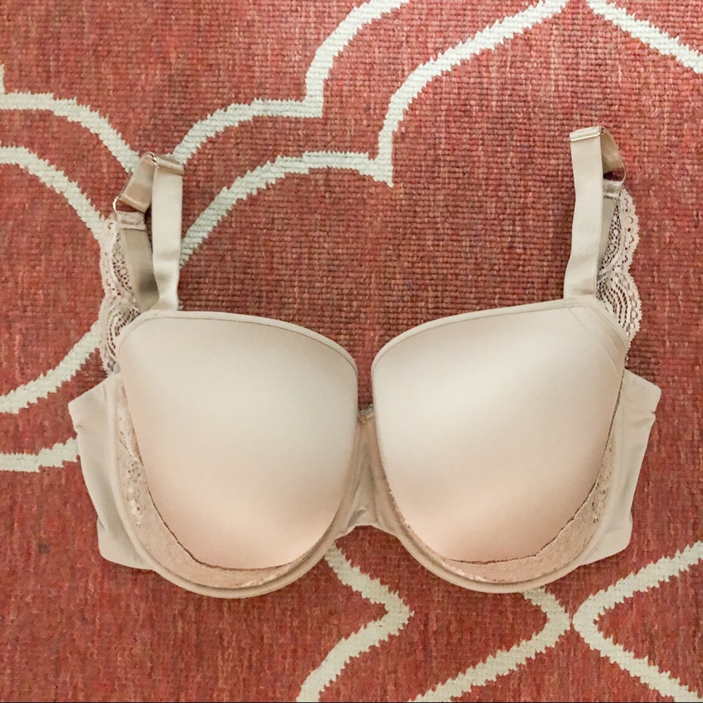 ThirdLove lace accent bra, 36H, Taupe, GUC
